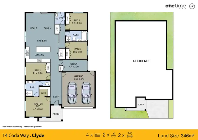 Floorplan of Homely house listing, 14 Coda Way, Clyde VIC 3978