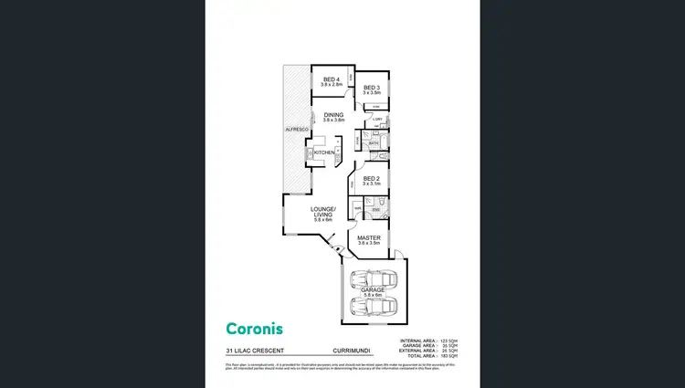 Floorplan of Homely house listing, 31 Lilac Crescent, Currimundi QLD 4551