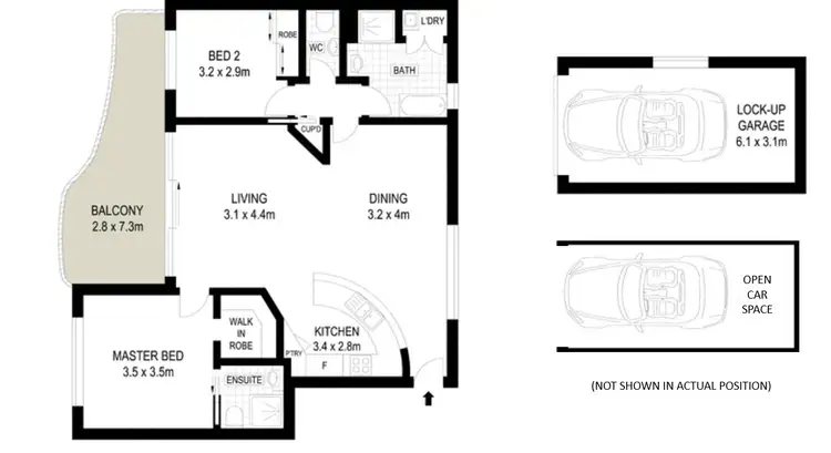 Floorplan of Homely apartment listing, 28/2 Forestview Way, Woonona NSW 2517
