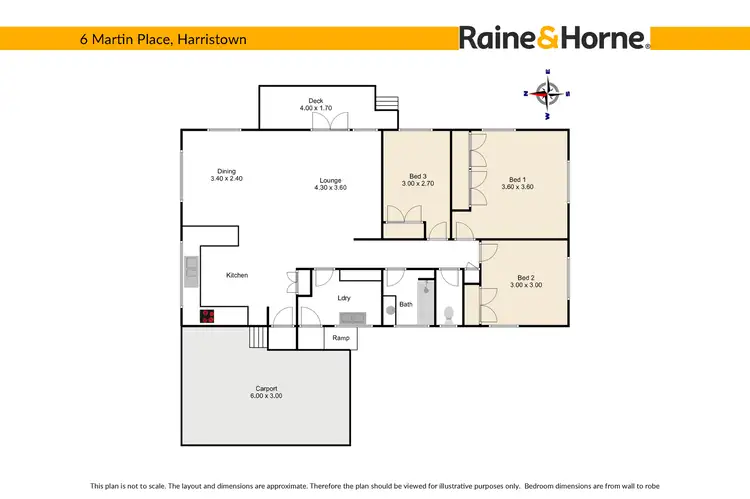 Floorplan of Homely house listing, 6 Martin Place, Harristown QLD 4350