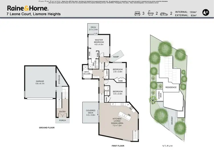 Floorplan of Homely house listing, 7 Leone Court, Lismore Heights NSW 2480