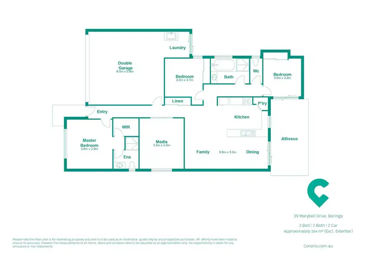 Floorplan of Homely house listing, 39 Marybell Drive, Baringa QLD 4551
