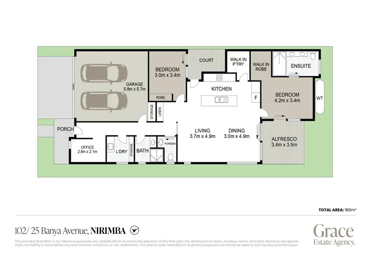 Floorplan of Homely house listing, 102/25 Banya Avenue, Nirimba QLD 4551
