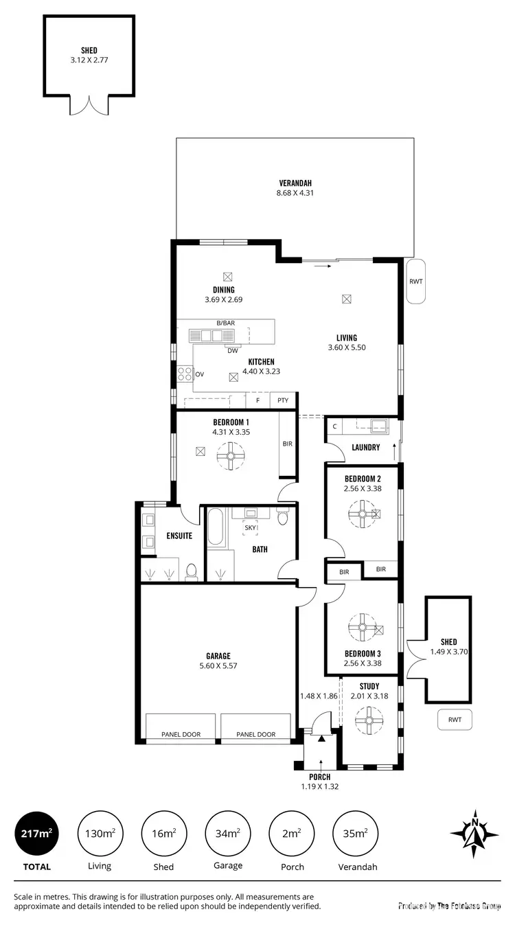 Floorplan of Homely house listing, 15 Antonio Street, Huntfield Heights SA 5163
