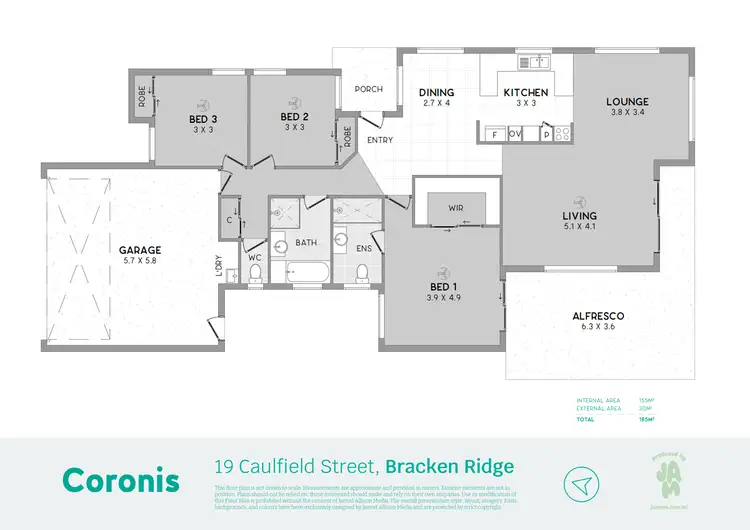 Floorplan of Homely house listing, 19 Caulfield Street, Bracken Ridge QLD 4017