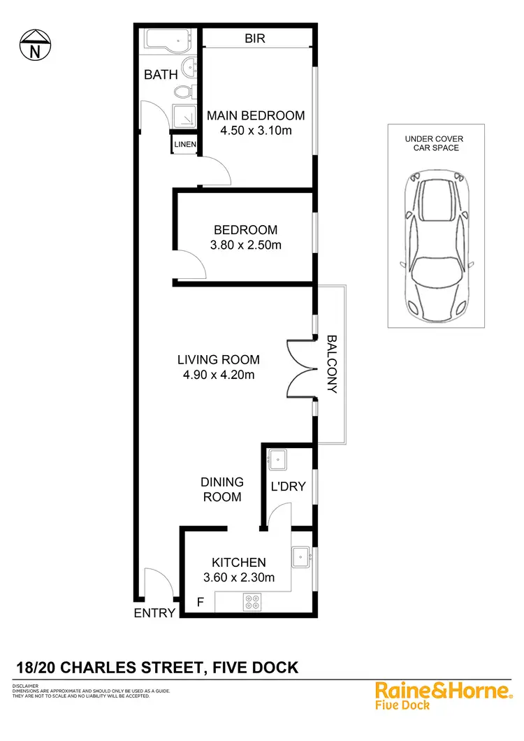 Floorplan of Homely apartment listing, 18/20 CHARLES STREET, Five Dock NSW 2046