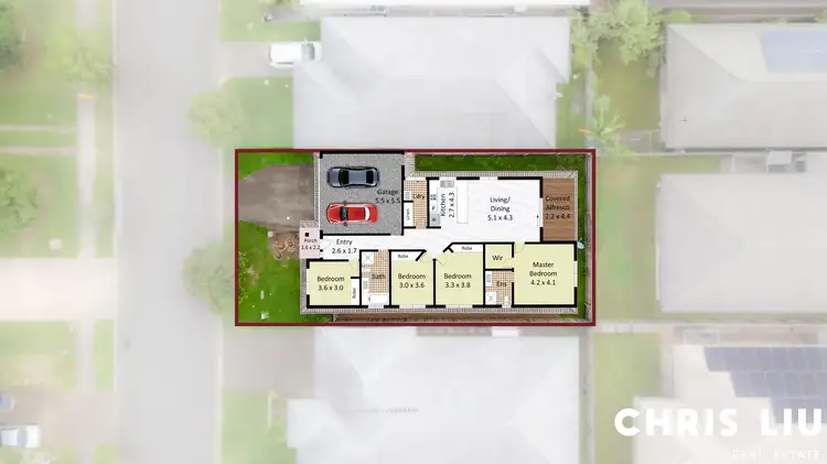 Floorplan of Homely house listing, 11 Bluestone Drive, Logan Reserve QLD 4133