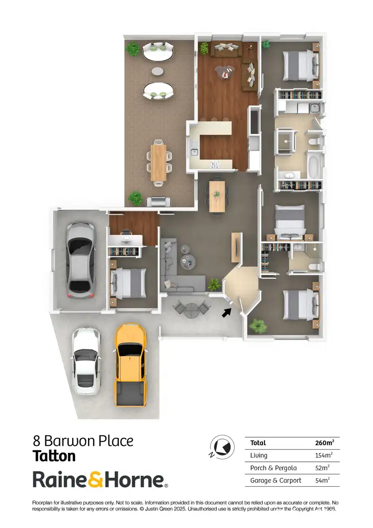 Floorplan of Homely house listing, 8 Barwon Place, Tatton NSW 2650