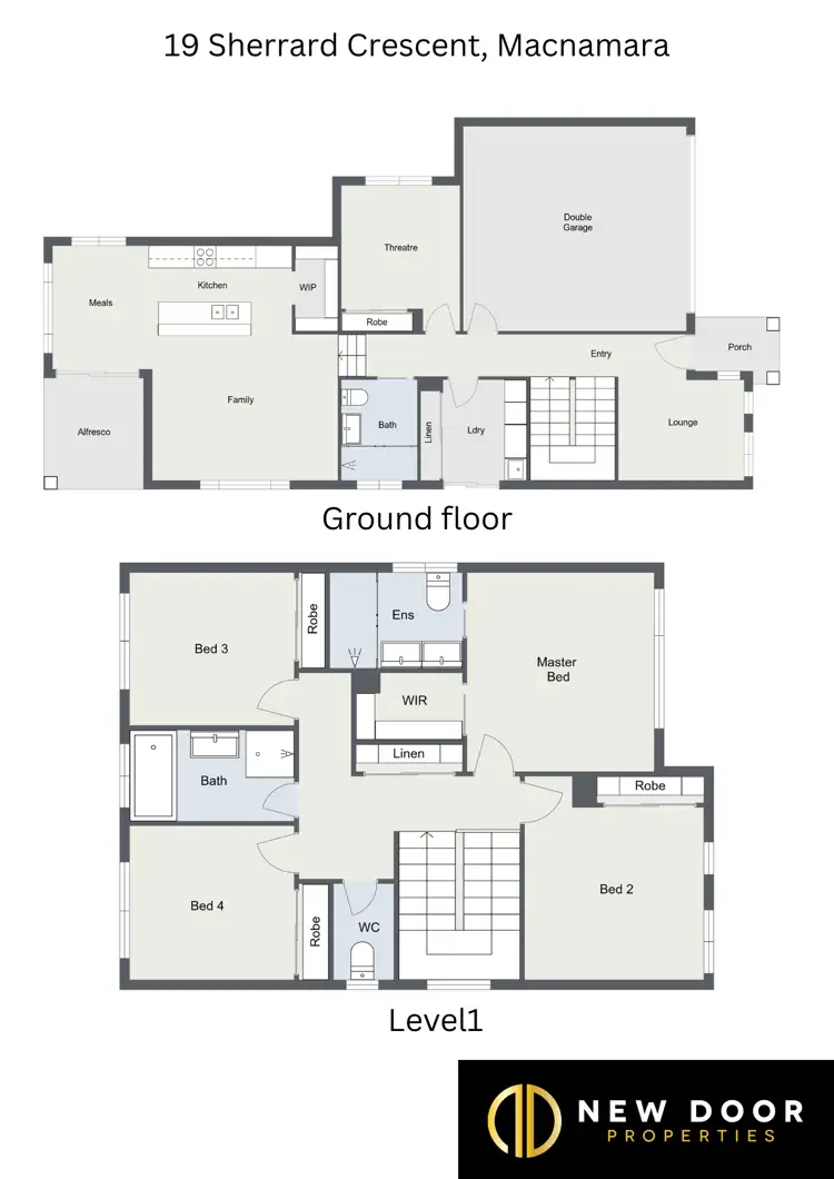 Floorplan of Homely house listing, 19 Sherrard Crescent, Macnamara ACT 2615