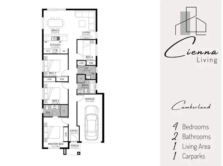 Floorplan of Homely house listing, 4 Badman Street, Munno Para Downs SA 5115