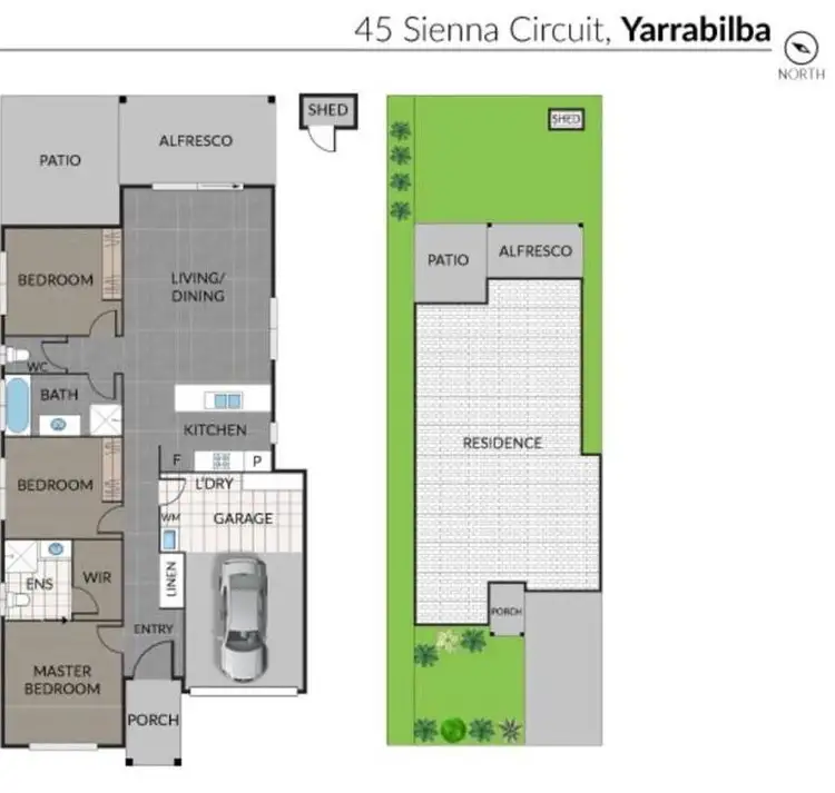 Floorplan of Homely house listing, 45 Sienna Circuit, Yarrabilba QLD 4207