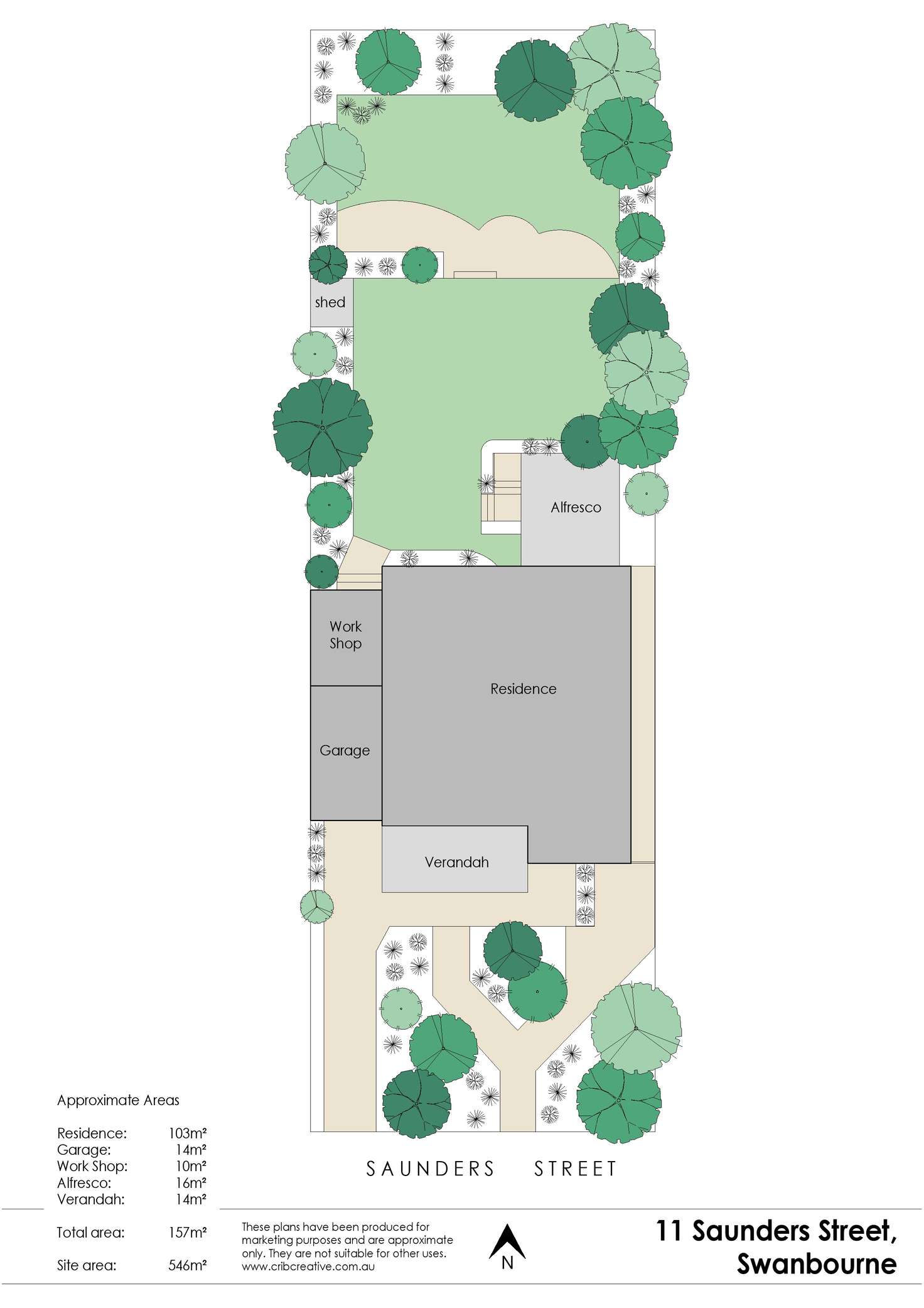 Floorplan of Homely house listing, 11 Saunders Street, Swanbourne WA 6010