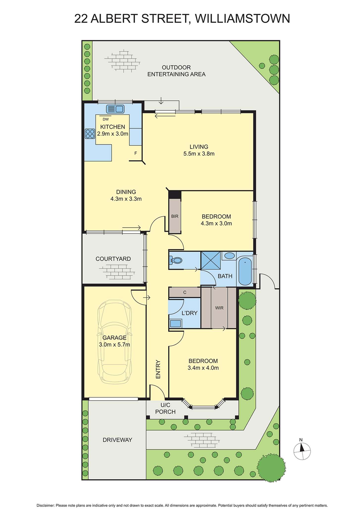 Floorplan of Homely house listing, 22 Albert Street, Williamstown VIC 3016