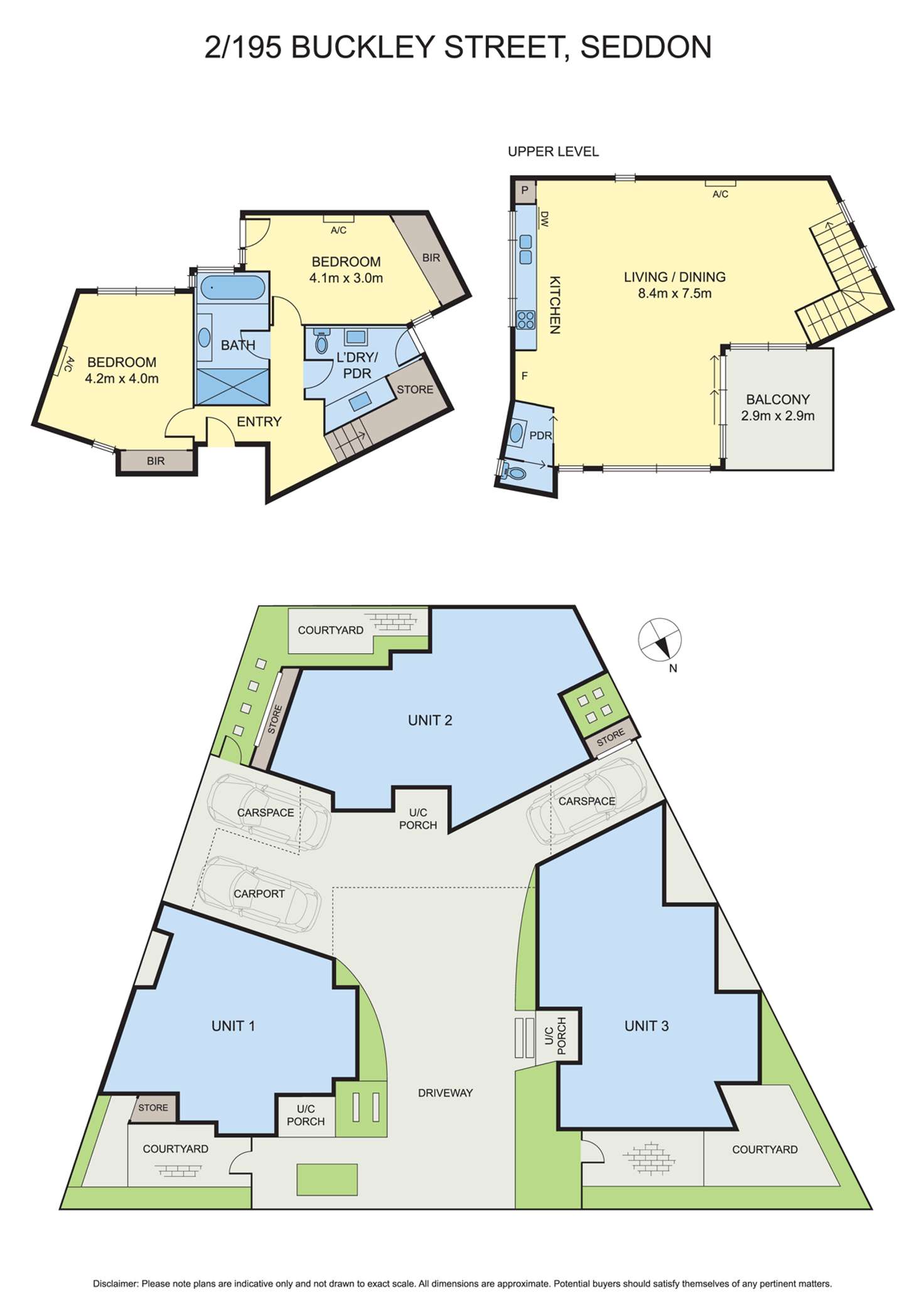 Floorplan of Homely house listing, 195 Buckley Street, Seddon VIC 3011