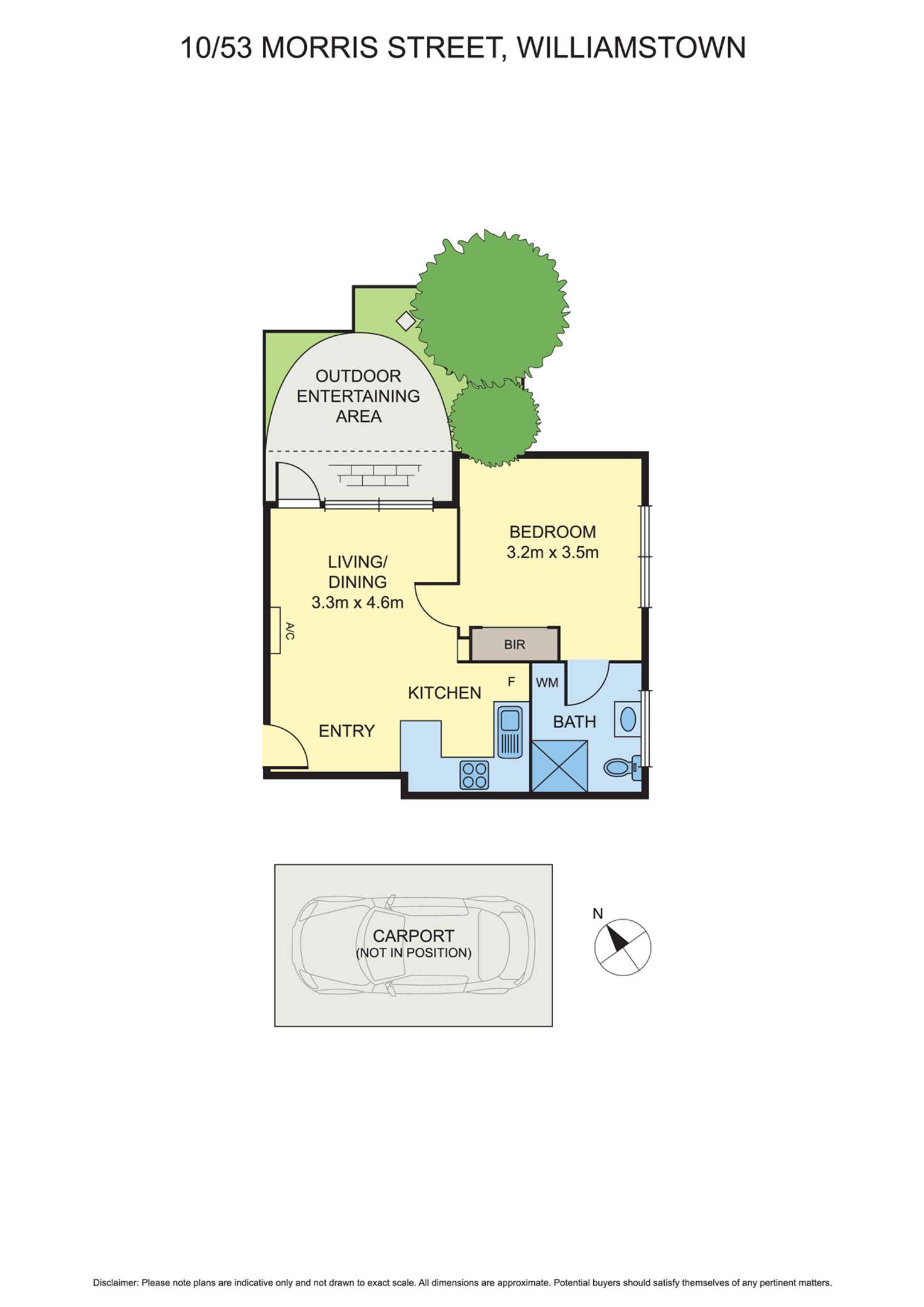 Floorplan of Homely apartment listing, 10/53 Morris Street, Williamstown VIC 3016