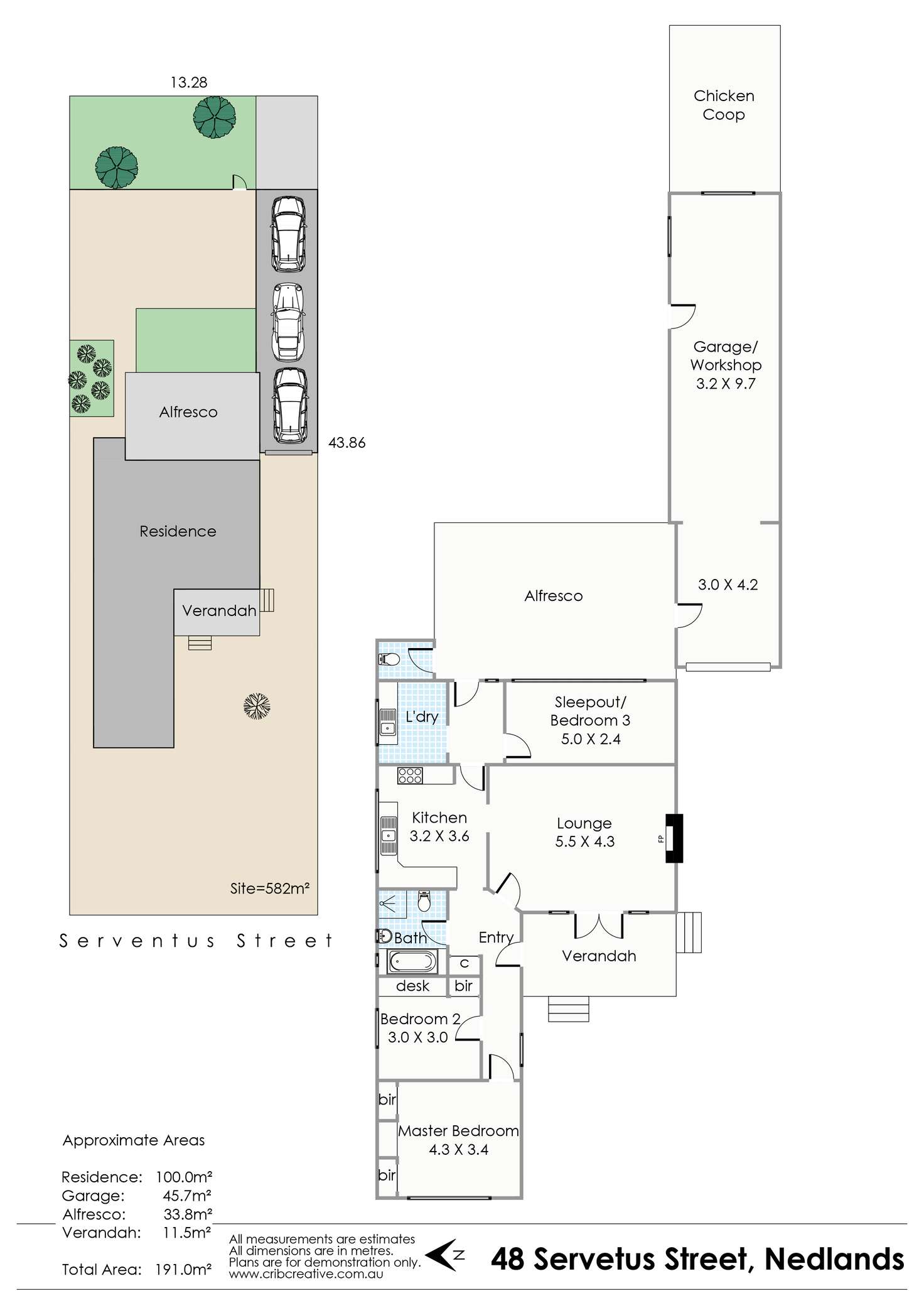 Floorplan of Homely house listing, 48 Servetus Street, Swanbourne WA 6010