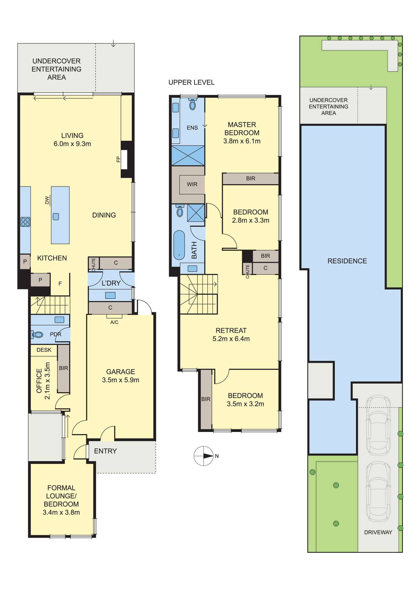 Floorplan of Homely house listing, 59A Graham Street, Newport VIC 3015
