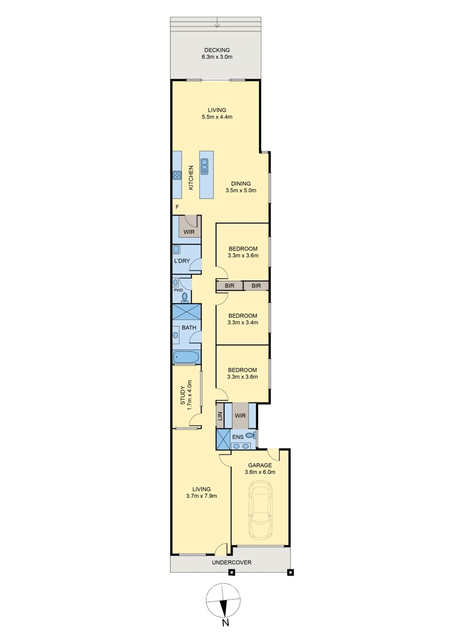 Floorplan of Homely house listing, 51 Riverside Avenue, Avondale Heights VIC 3034