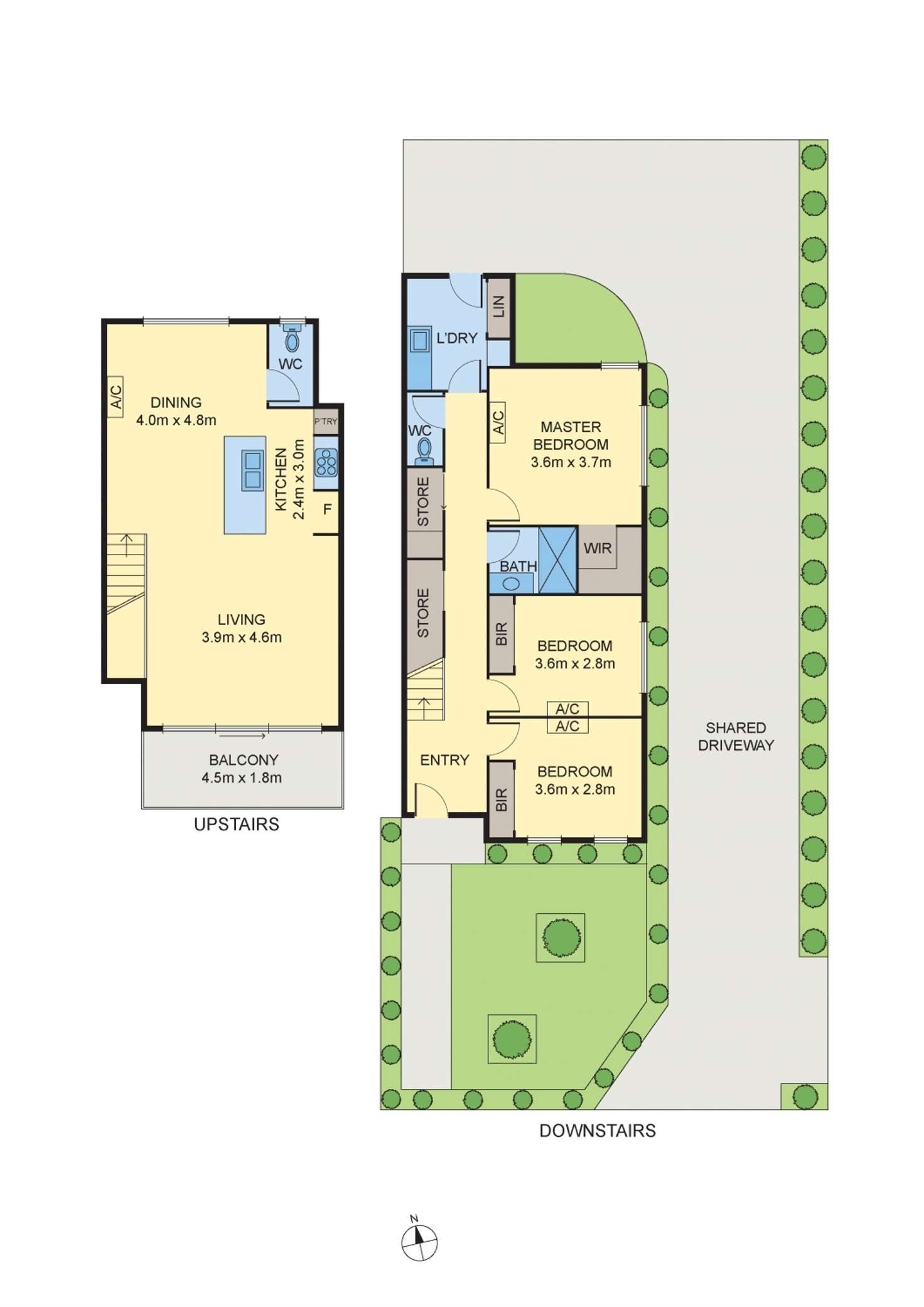 Floorplan of Homely house listing, 1/42 Burns Street, Maidstone VIC 3012