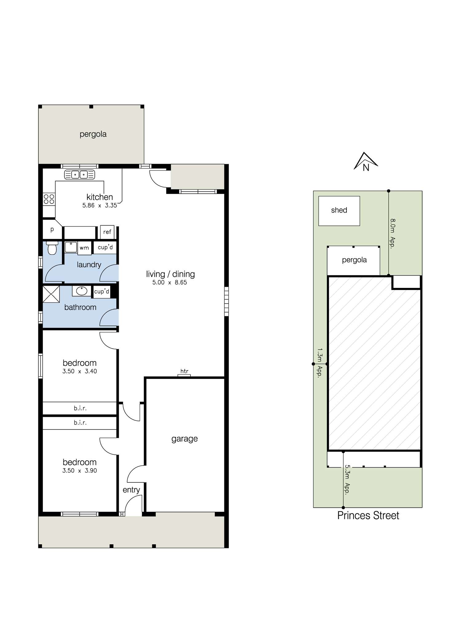 Floorplan of Homely house listing, 6 Princes Street, Williamstown VIC 3016