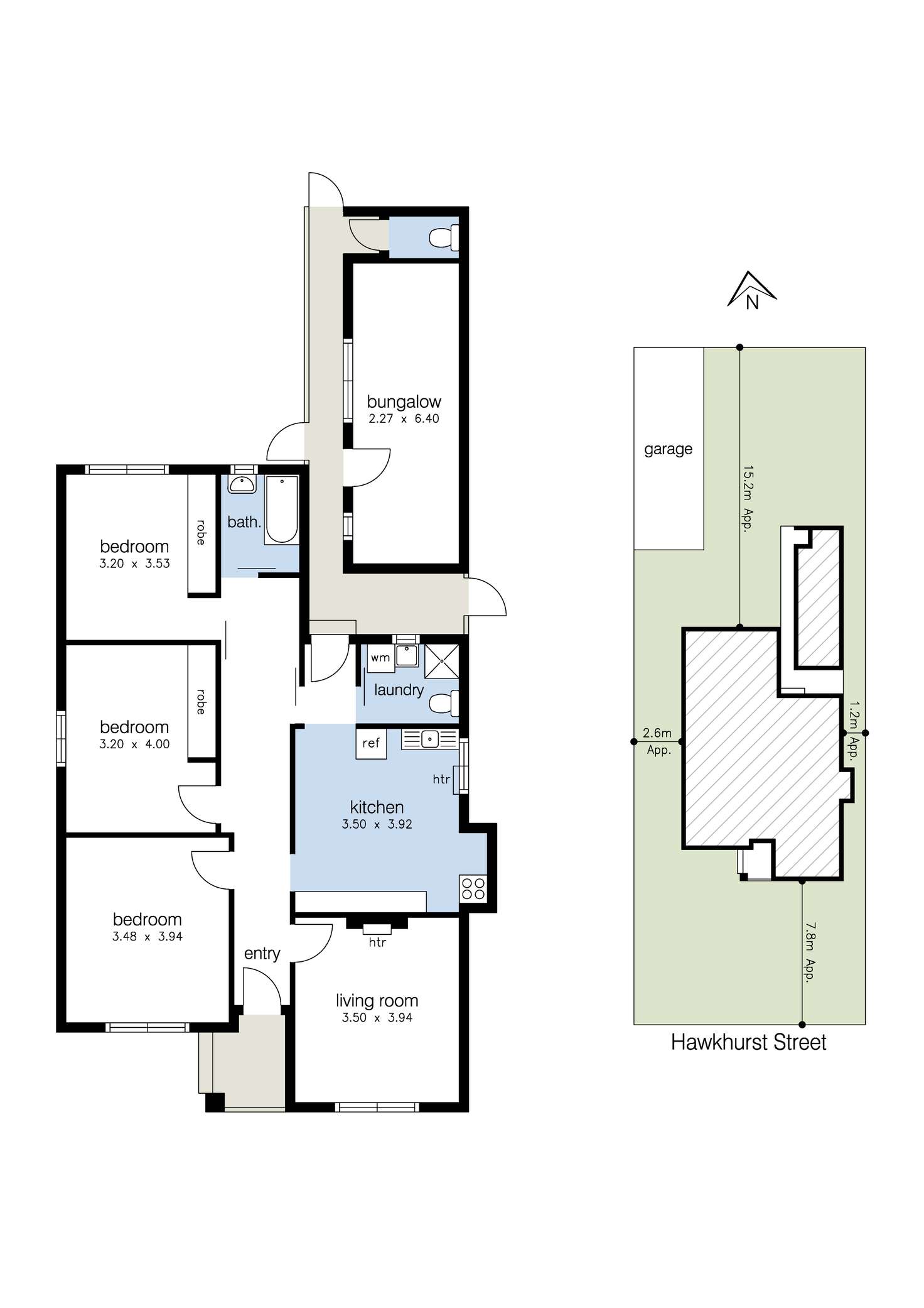 Floorplan of Homely house listing, 10 Hawkhurst Street, Yarraville VIC 3013