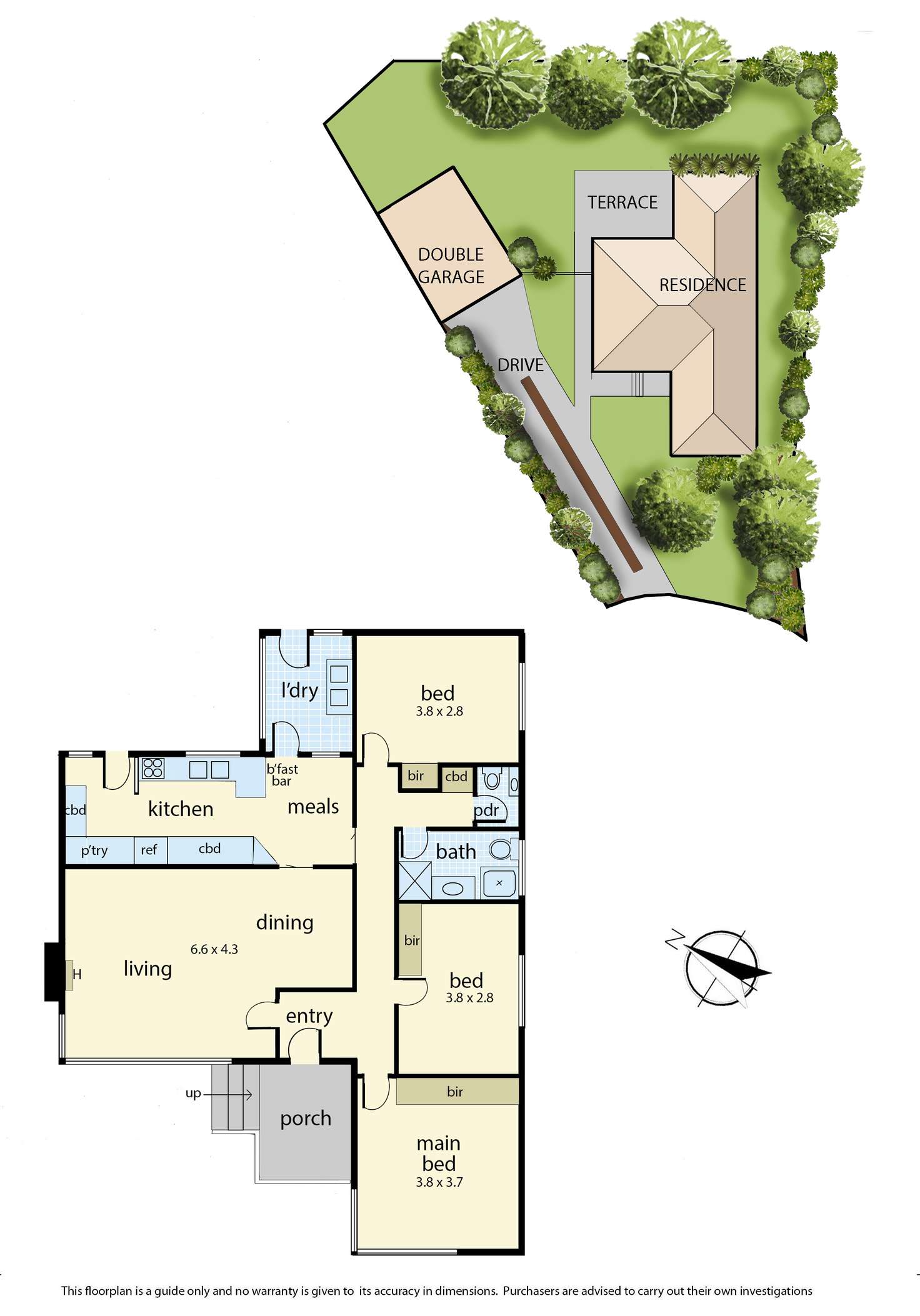 Floorplan of Homely house listing, 4 Devon Court, Frankston VIC 3199