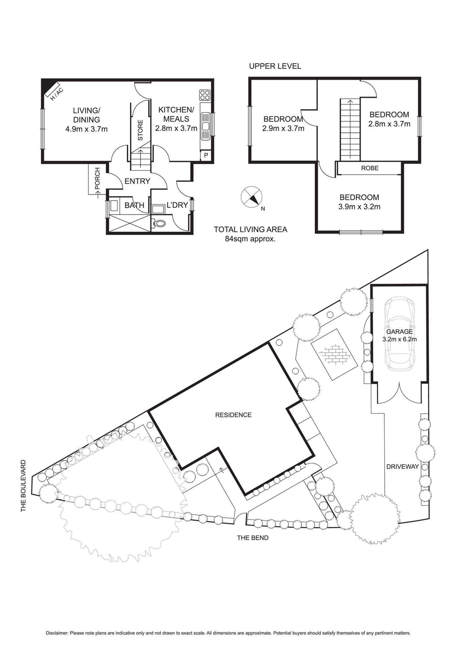 Floorplan of Homely house listing, 46 The Bend, Port Melbourne VIC 3207