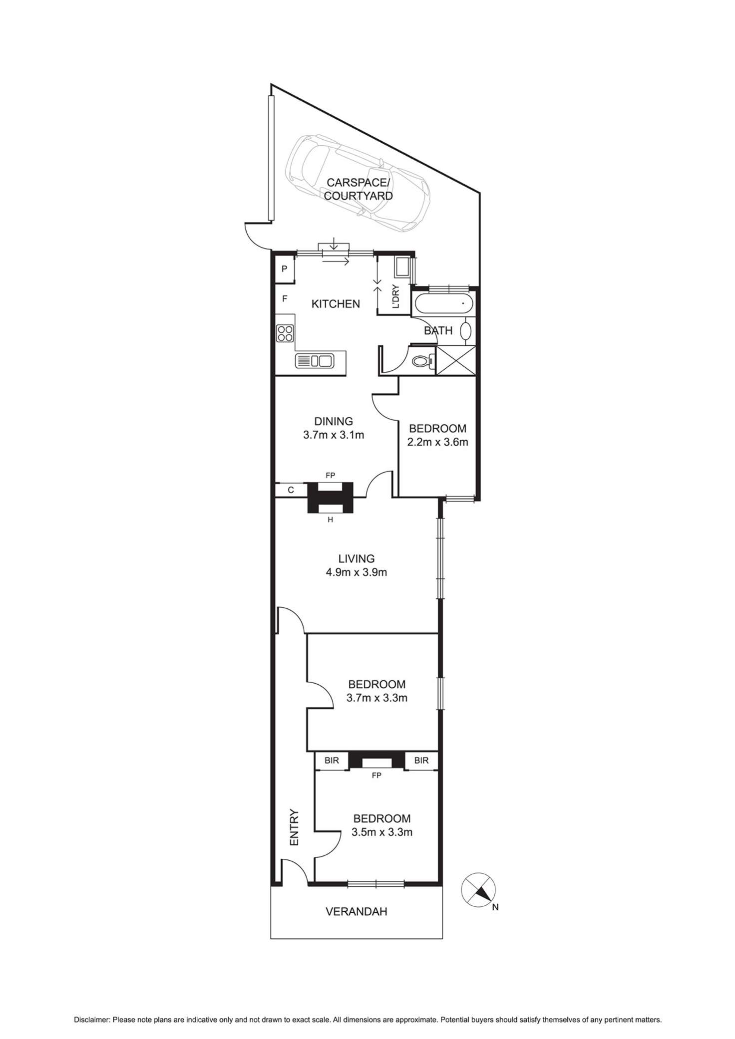 Floorplan of Homely house listing, 151 Raglan Street, Port Melbourne VIC 3207