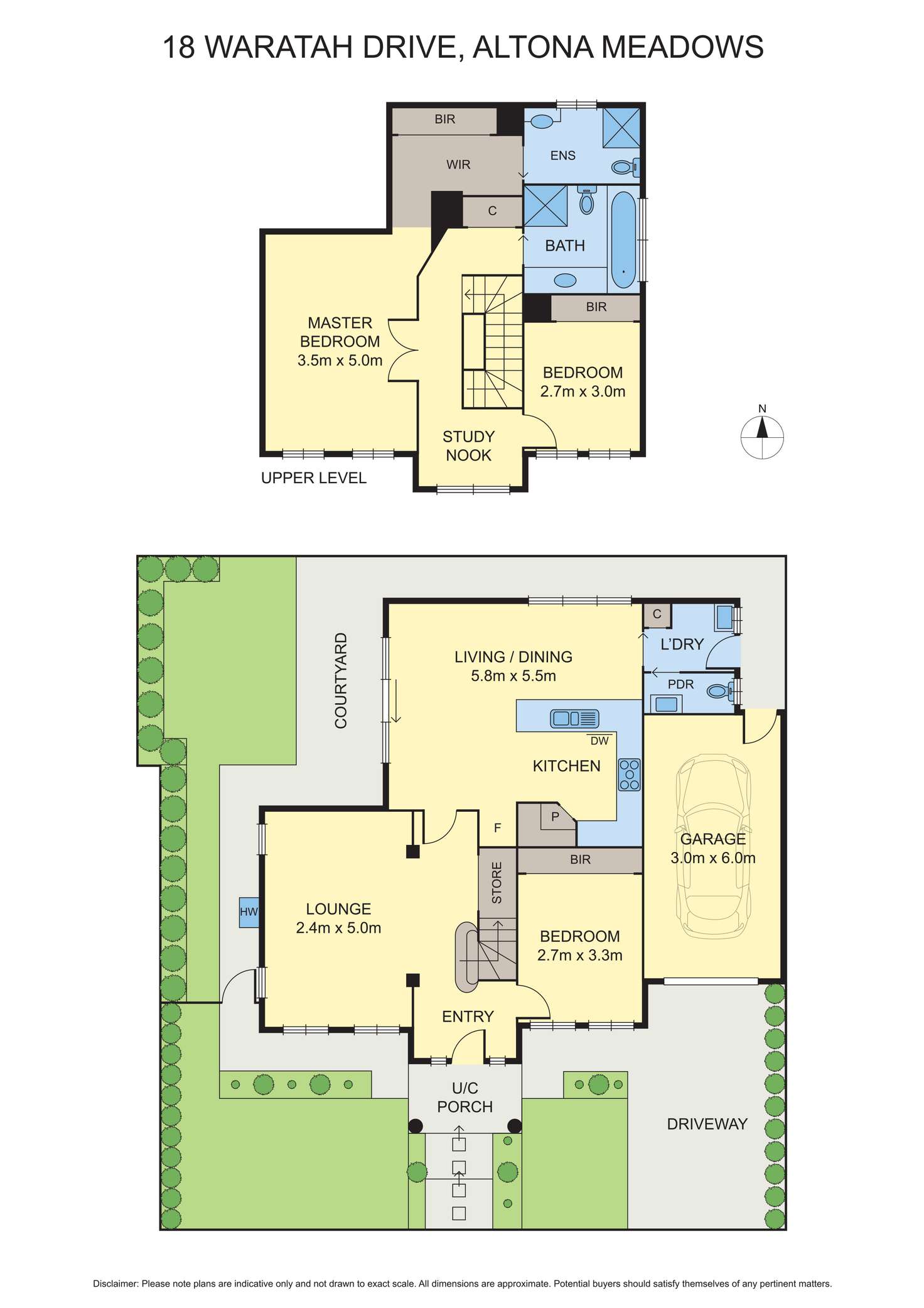 Floorplan of Homely house listing, 18 Waratah Drive, Altona Meadows VIC 3028