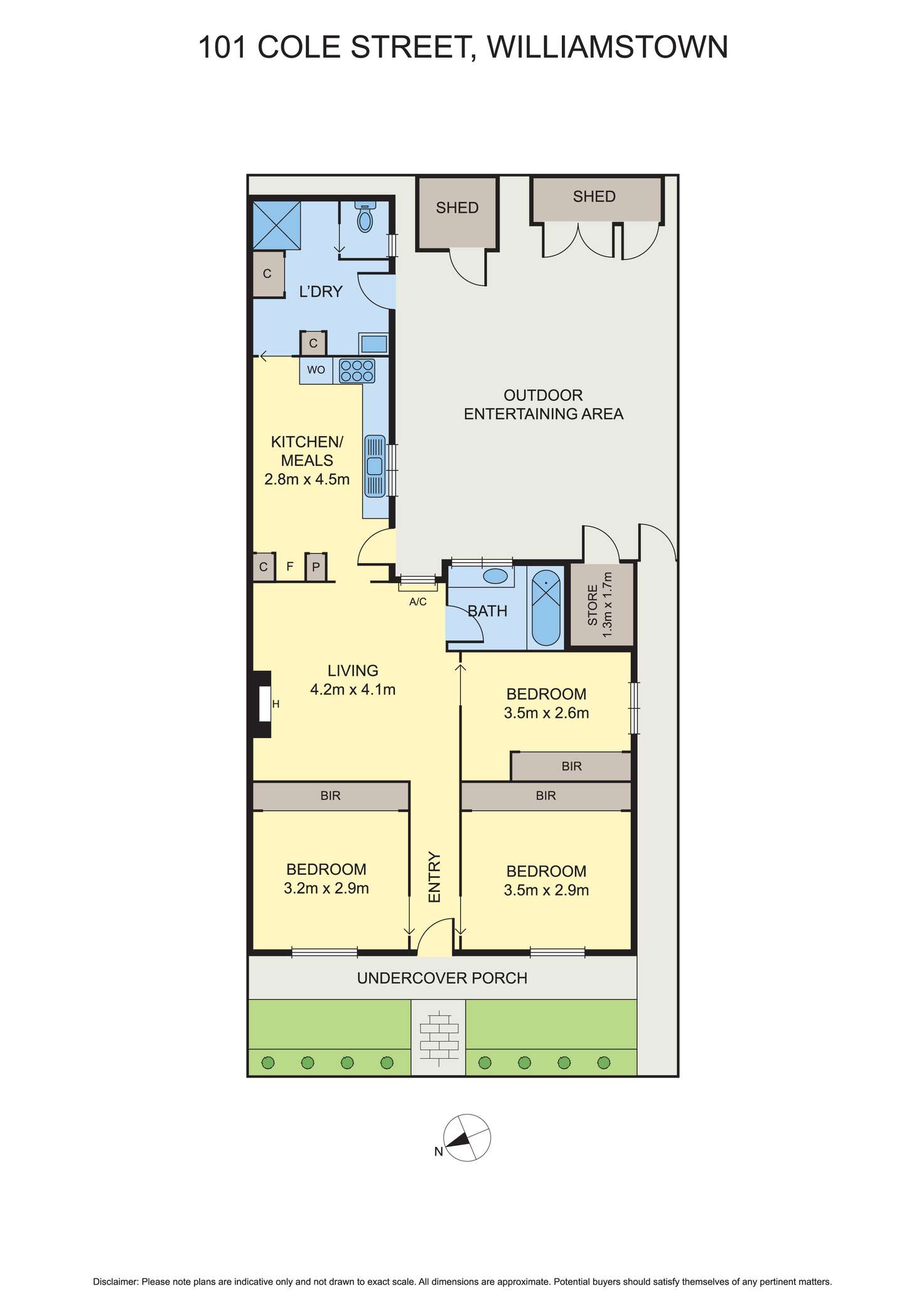 Floorplan of Homely house listing, 101 Cole Street, Williamstown VIC 3016