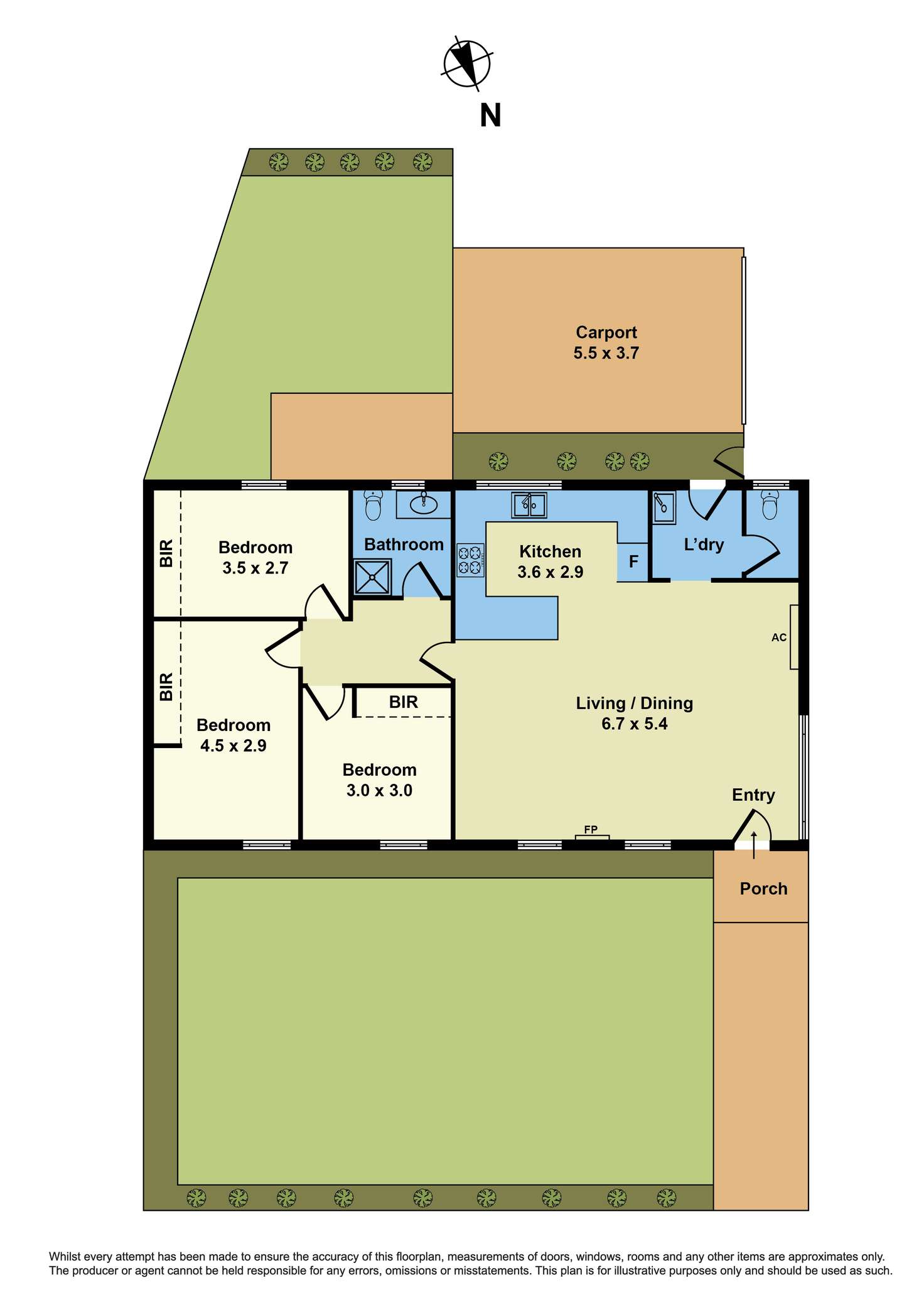 Floorplan of Homely unit listing, 1/13 Croker Street, Newport VIC 3015
