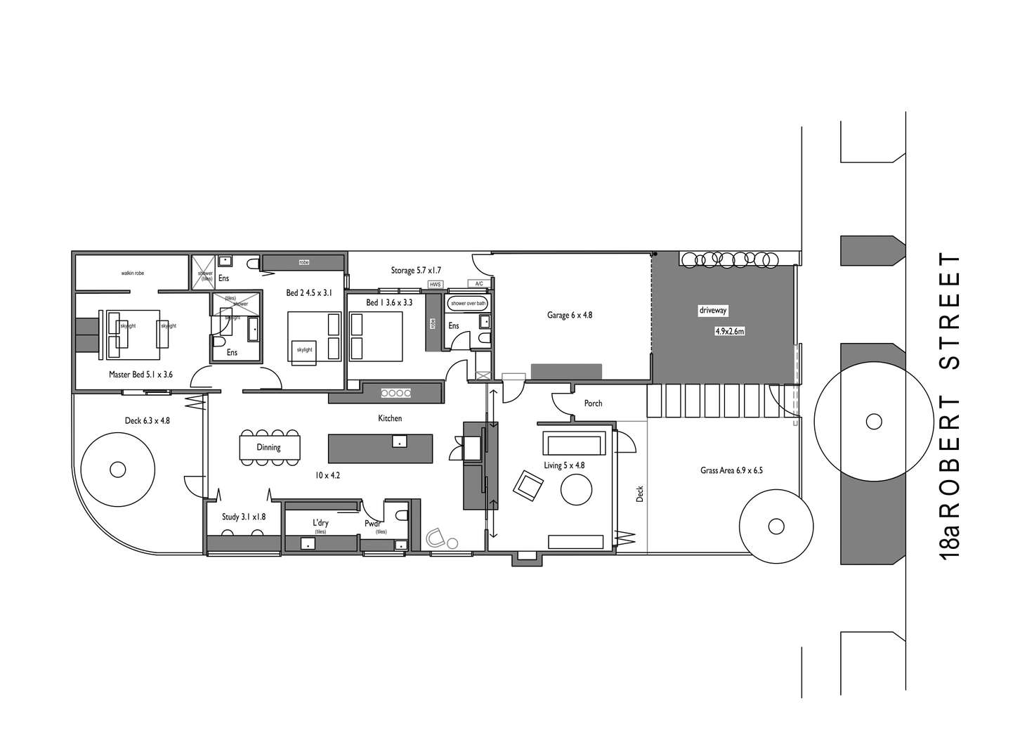 Floorplan of Homely house listing, 18a Robert Street, Parkdale VIC 3195