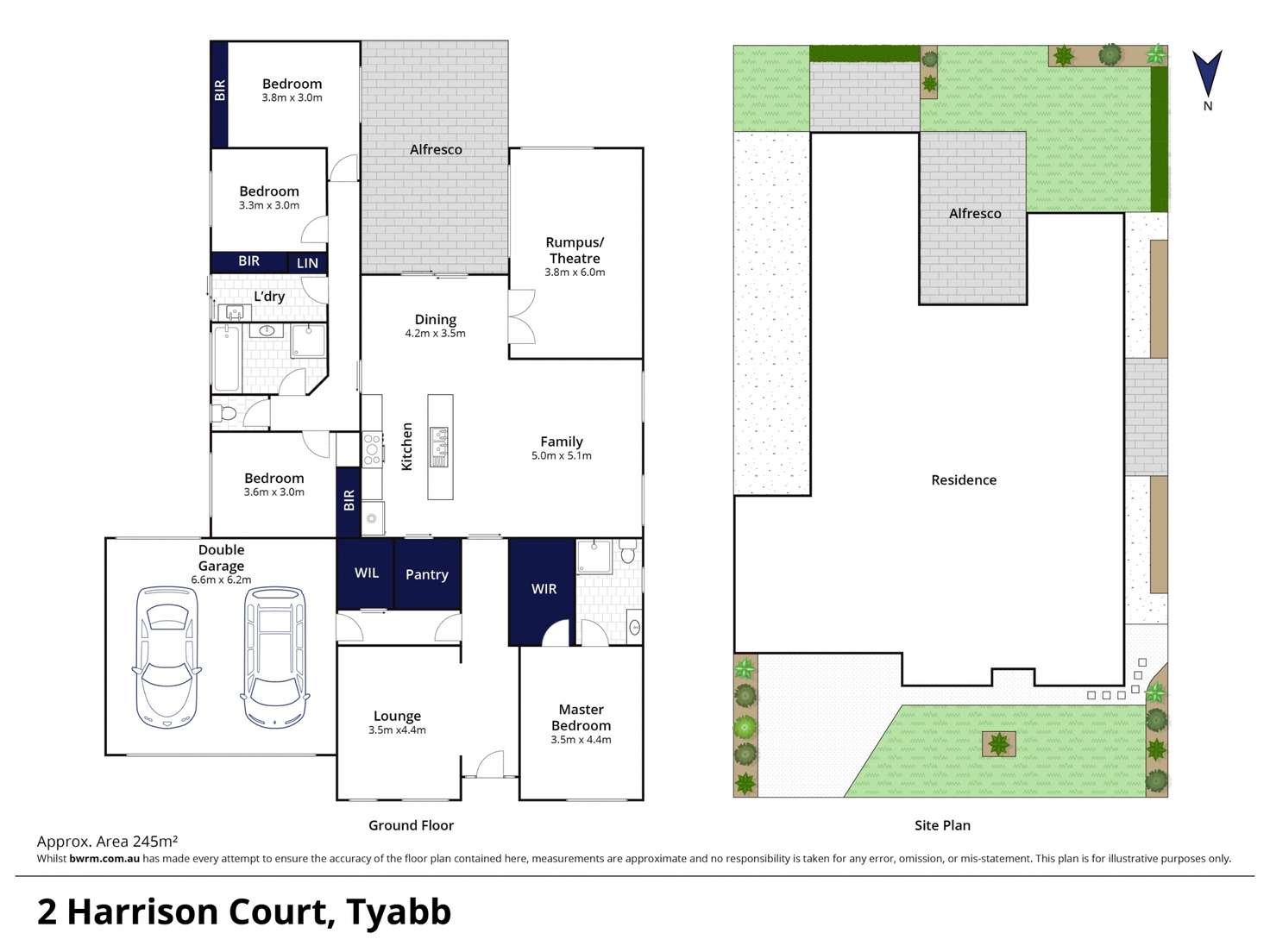 Floorplan of Homely house listing, 2 Harrison Court, Tyabb VIC 3913