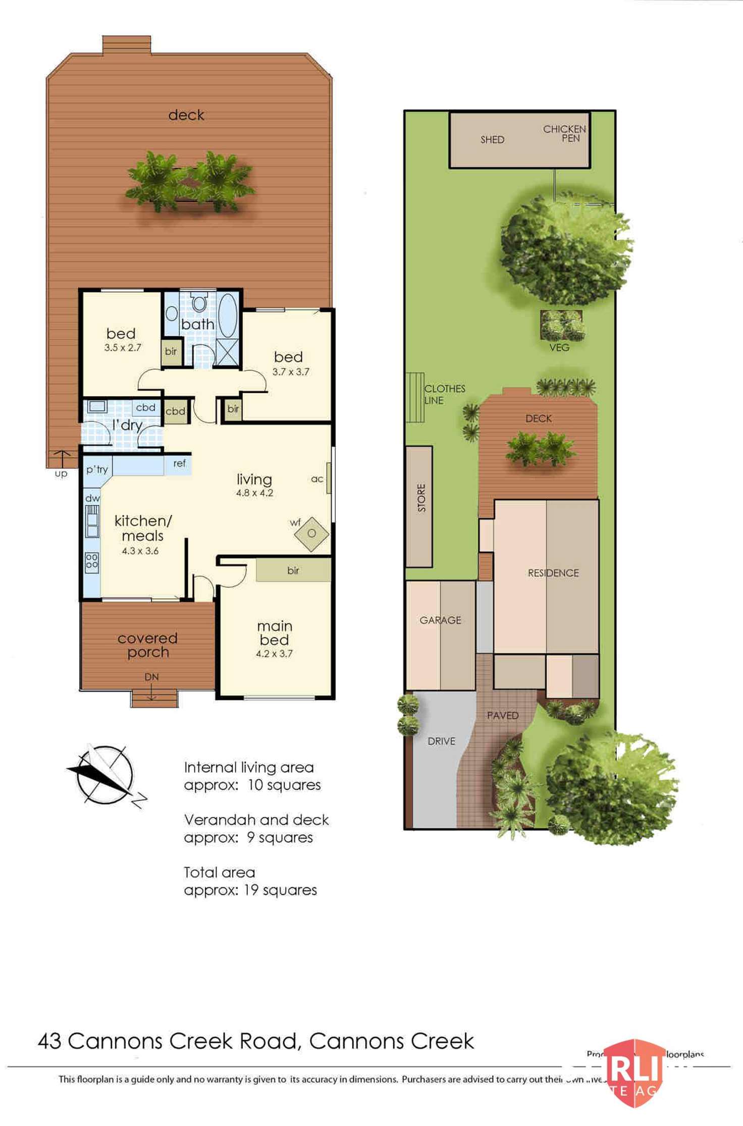 Floorplan of Homely house listing, 43 Cannons Creek Road, Cannons Creek VIC 3977