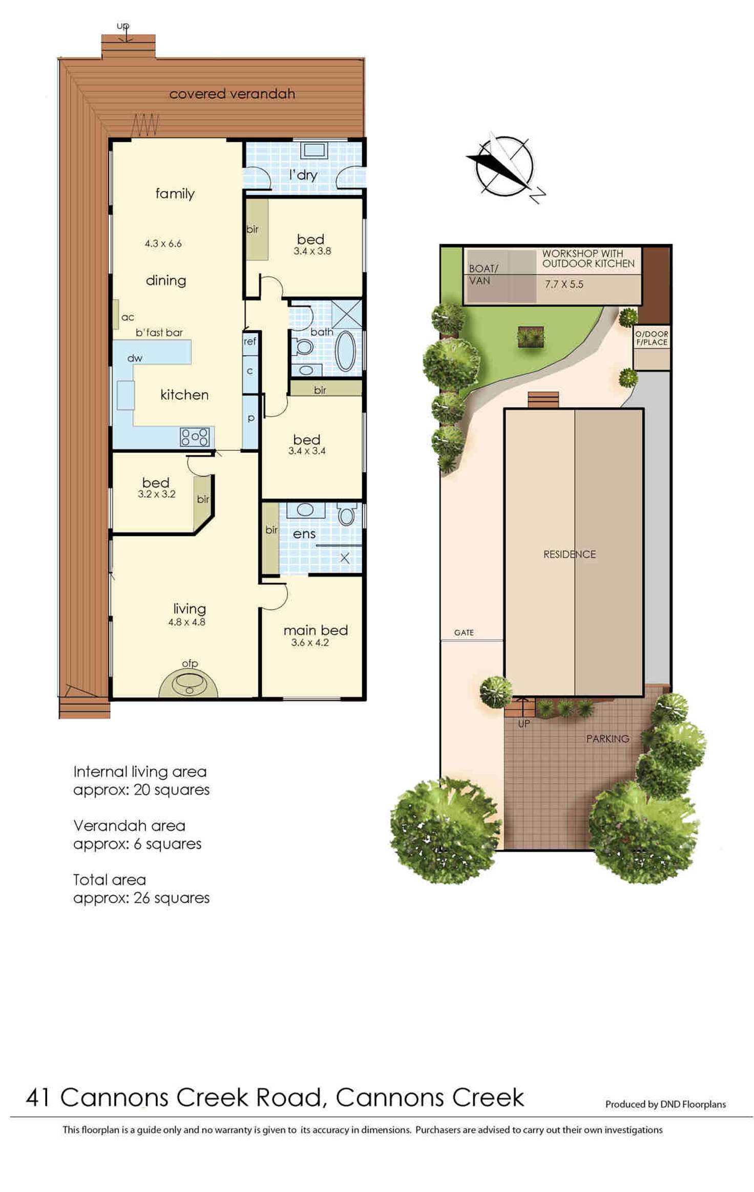 Floorplan of Homely house listing, 41 Cannons Creek Road, Cannons Creek VIC 3977