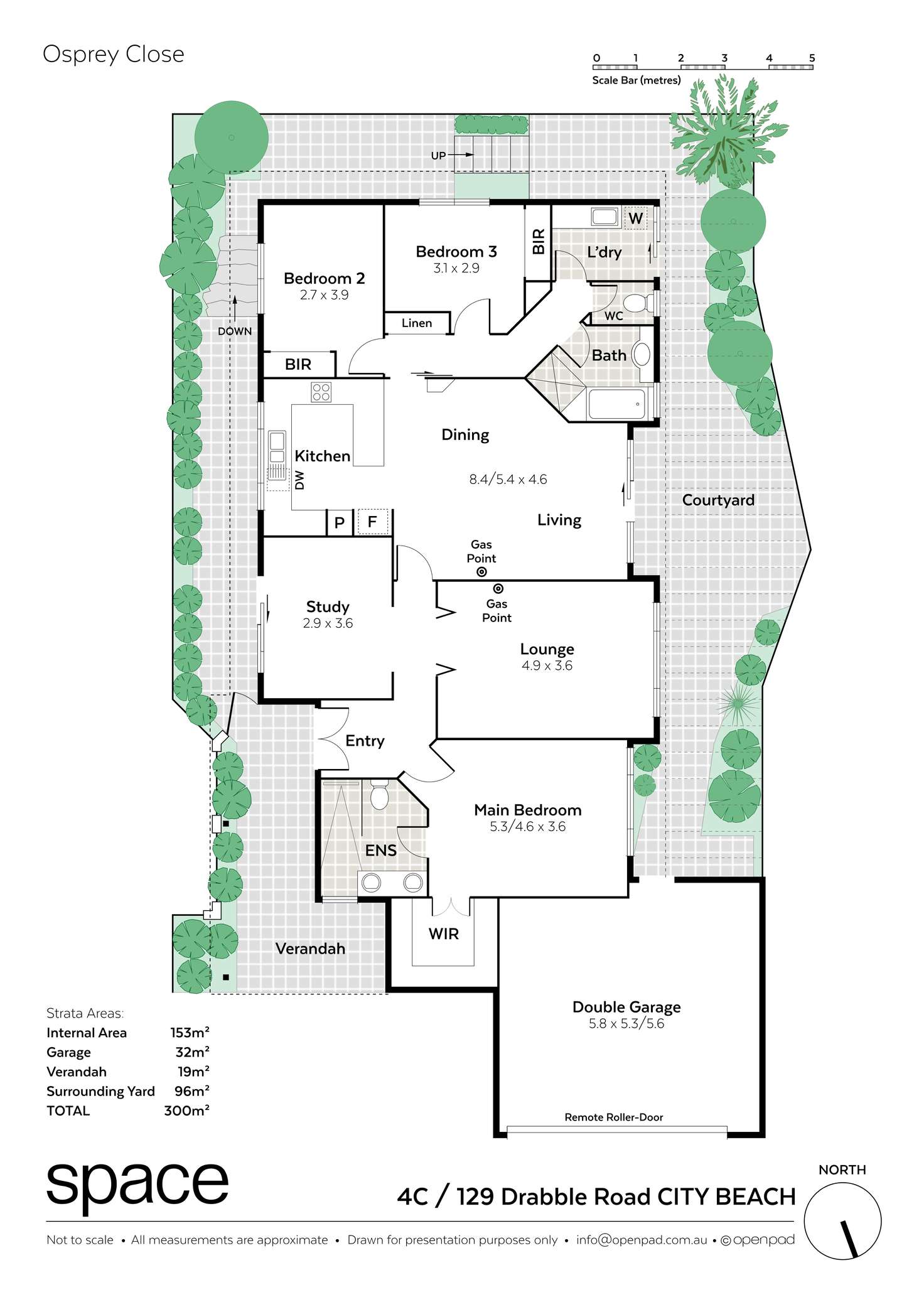 Floorplan of Homely house listing, 4C/129 Drabble Road, City Beach WA 6015