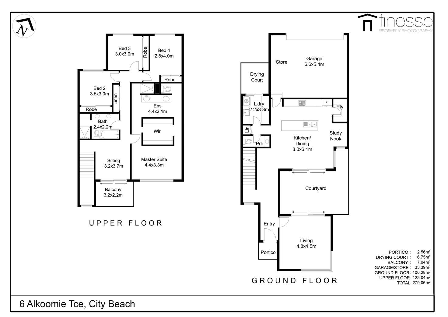 Floorplan of Homely house listing, 6 Alkoomie Terrace, City Beach WA 6015