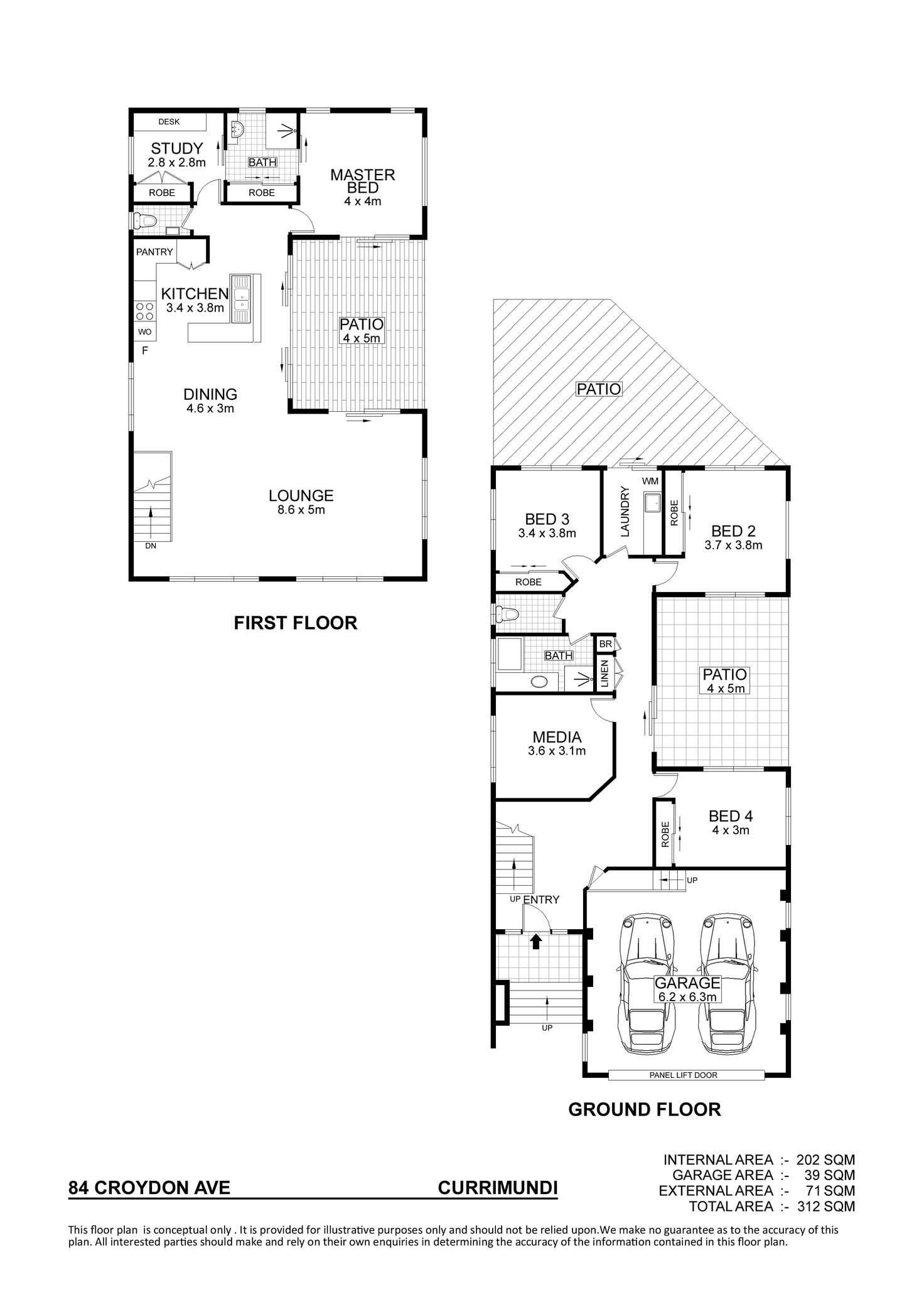 Floorplan of Homely house listing, 84 Croydon Avenue, Currimundi QLD 4551