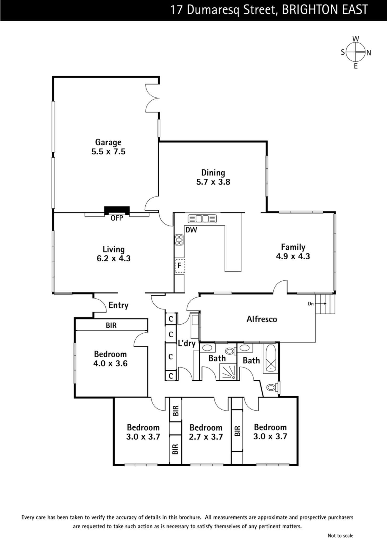 Floorplan of Homely house listing, 17 Dumaresq Street, Brighton East VIC 3187