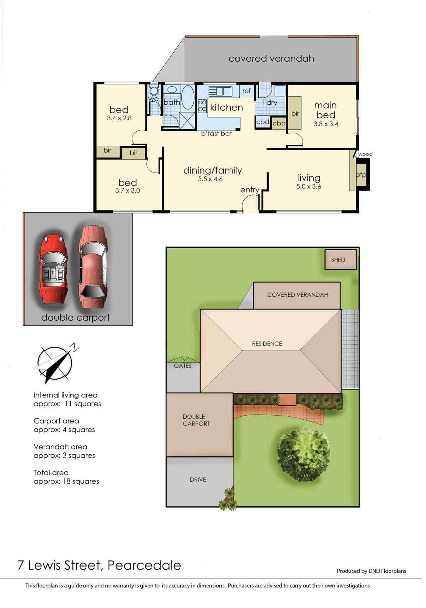 Floorplan of Homely house listing, 7 Lewis Street, Pearcedale VIC 3912