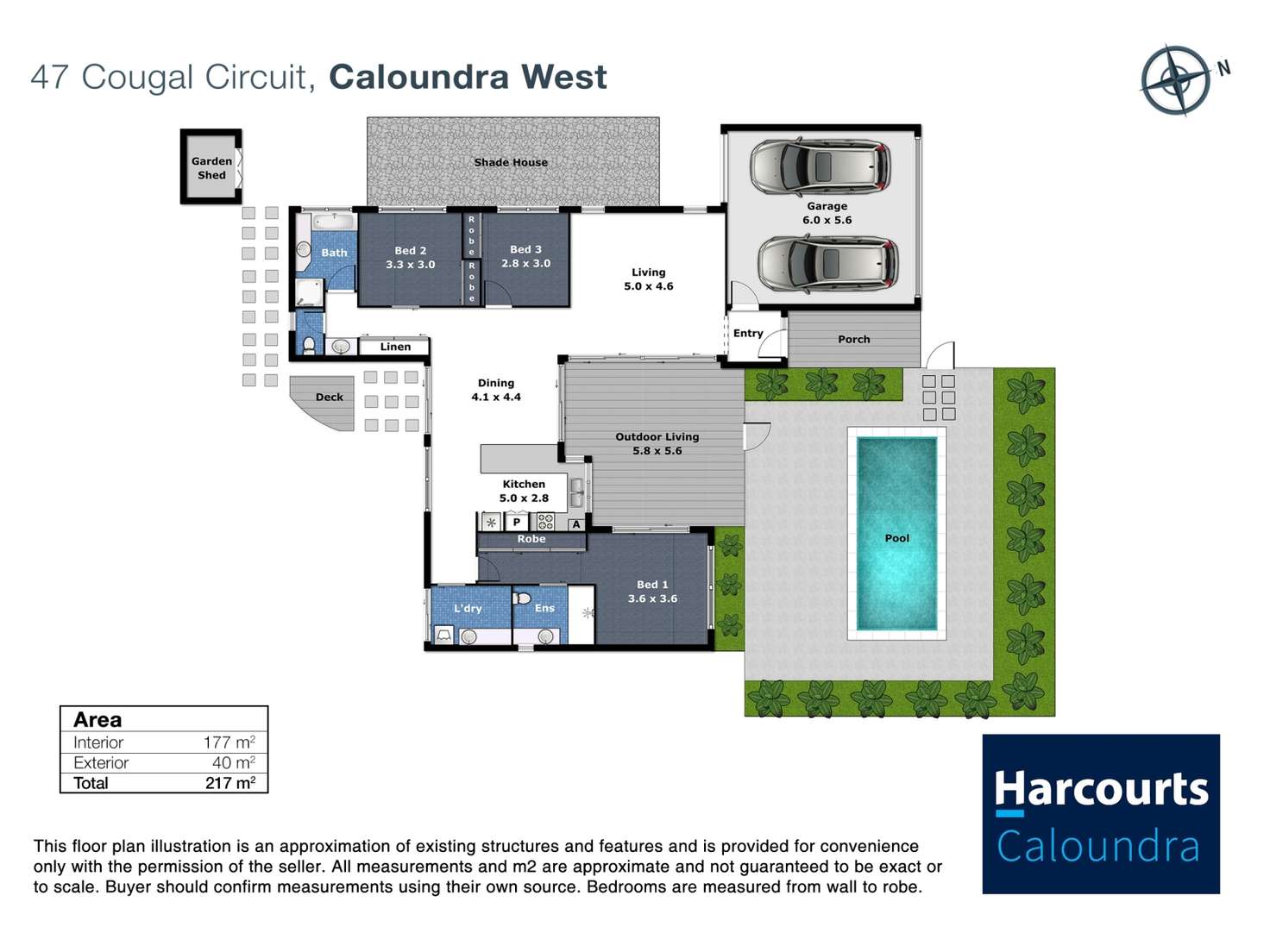 Floorplan of Homely house listing, 47 Cougal Circuit, Caloundra West QLD 4551