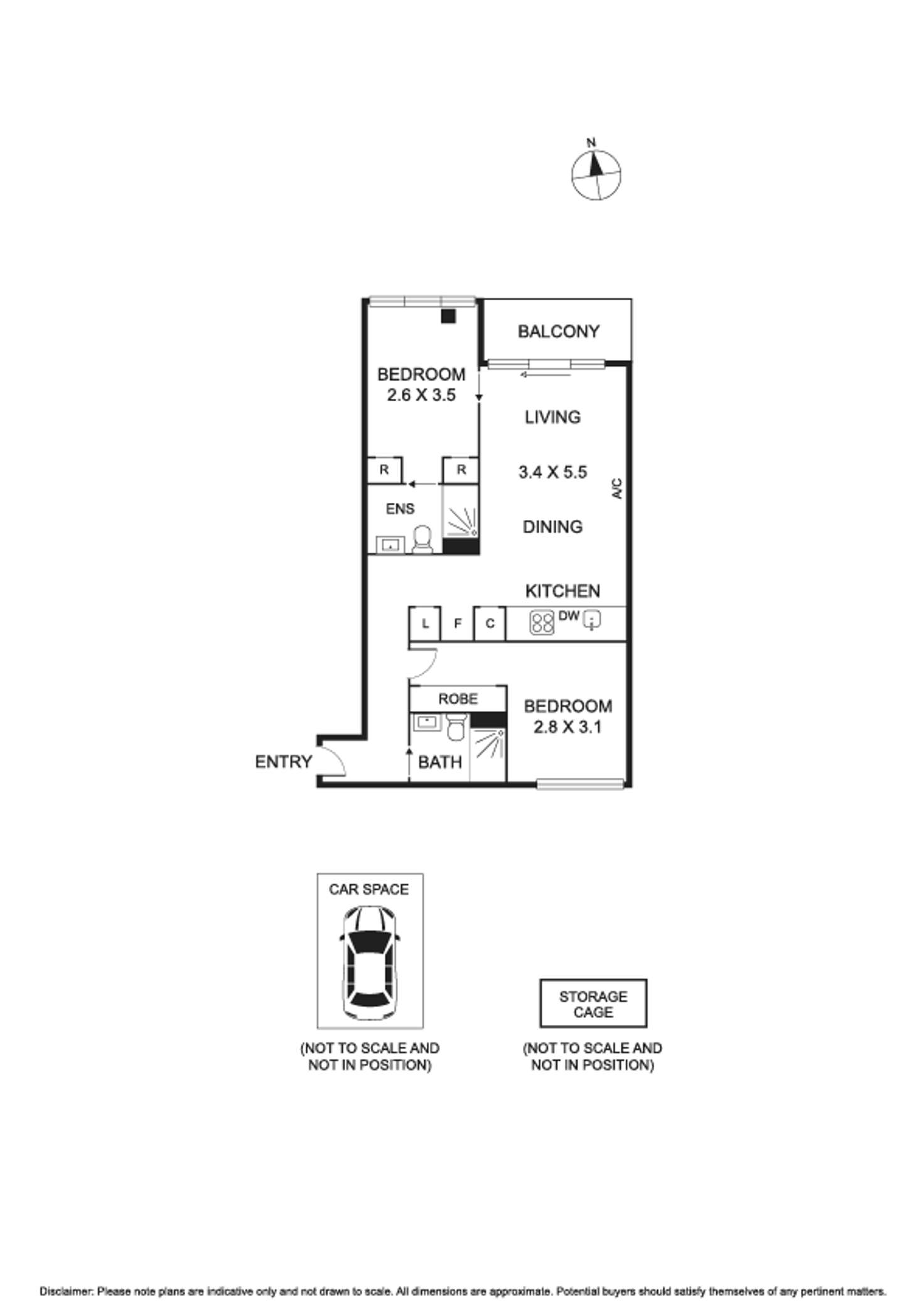 Floorplan of Homely apartment listing, 603/25 Wilson Street, South Yarra VIC 3141