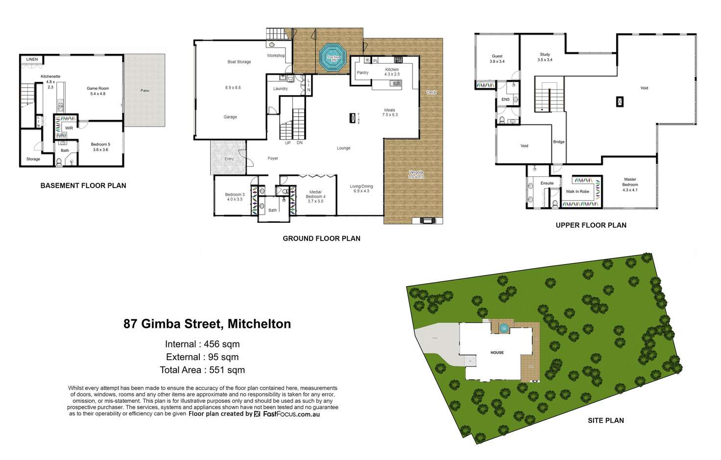 Floorplan of Homely house listing, 87 Gimba Street, Mitchelton QLD 4053