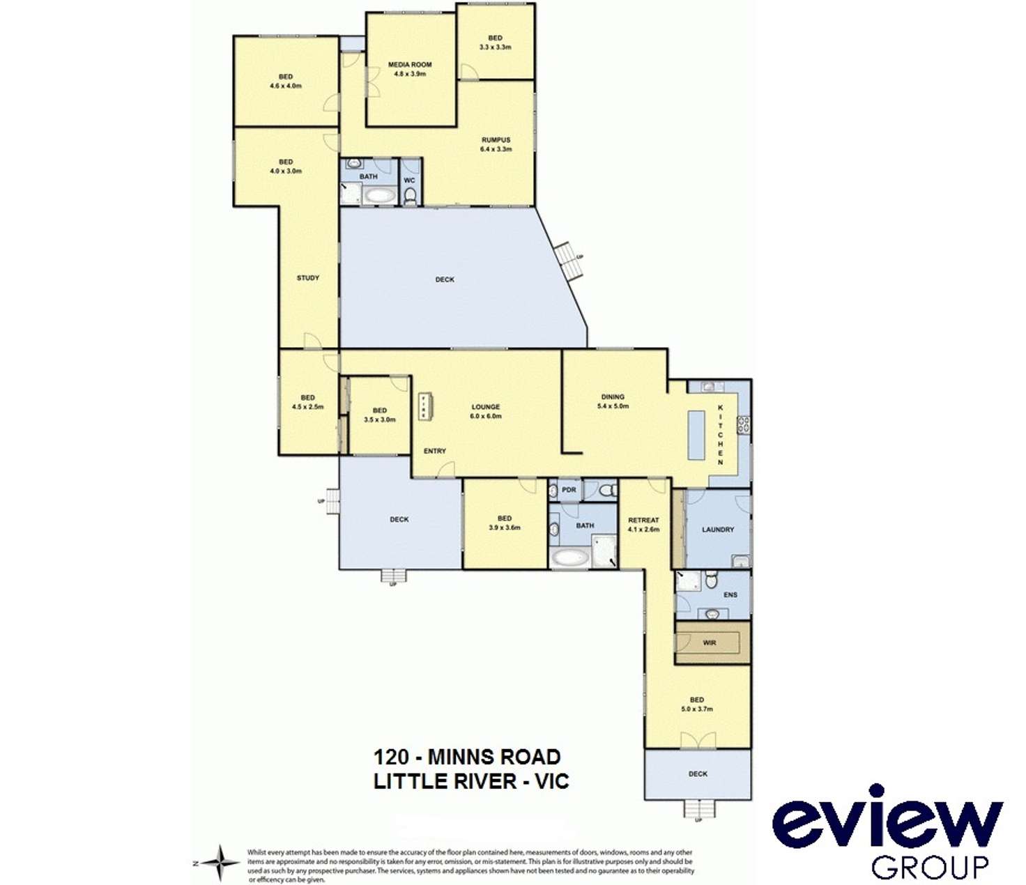 Floorplan of Homely house listing, 120 Minns Road, Little River VIC 3211