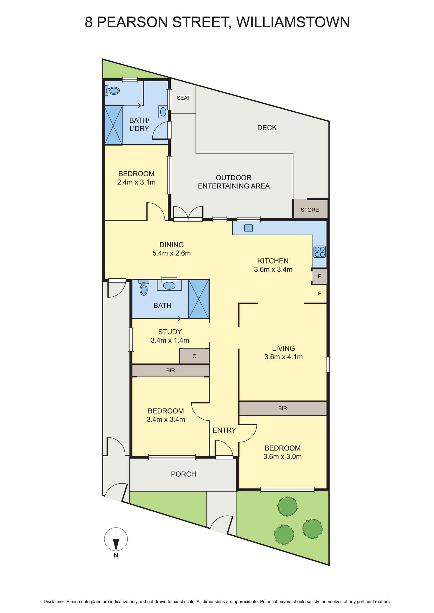 Floorplan of Homely house listing, 8 Pearson Street, Williamstown VIC 3016