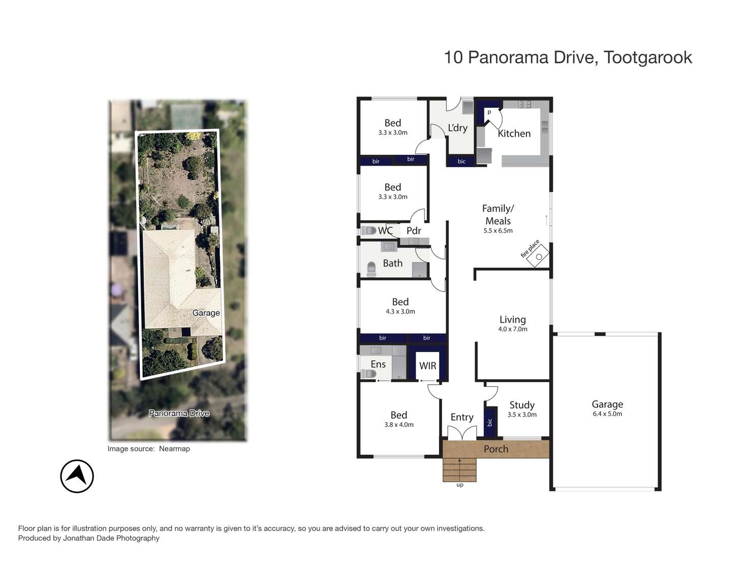Floorplan of Homely house listing, 10 Panorama Drive, Tootgarook VIC 3941