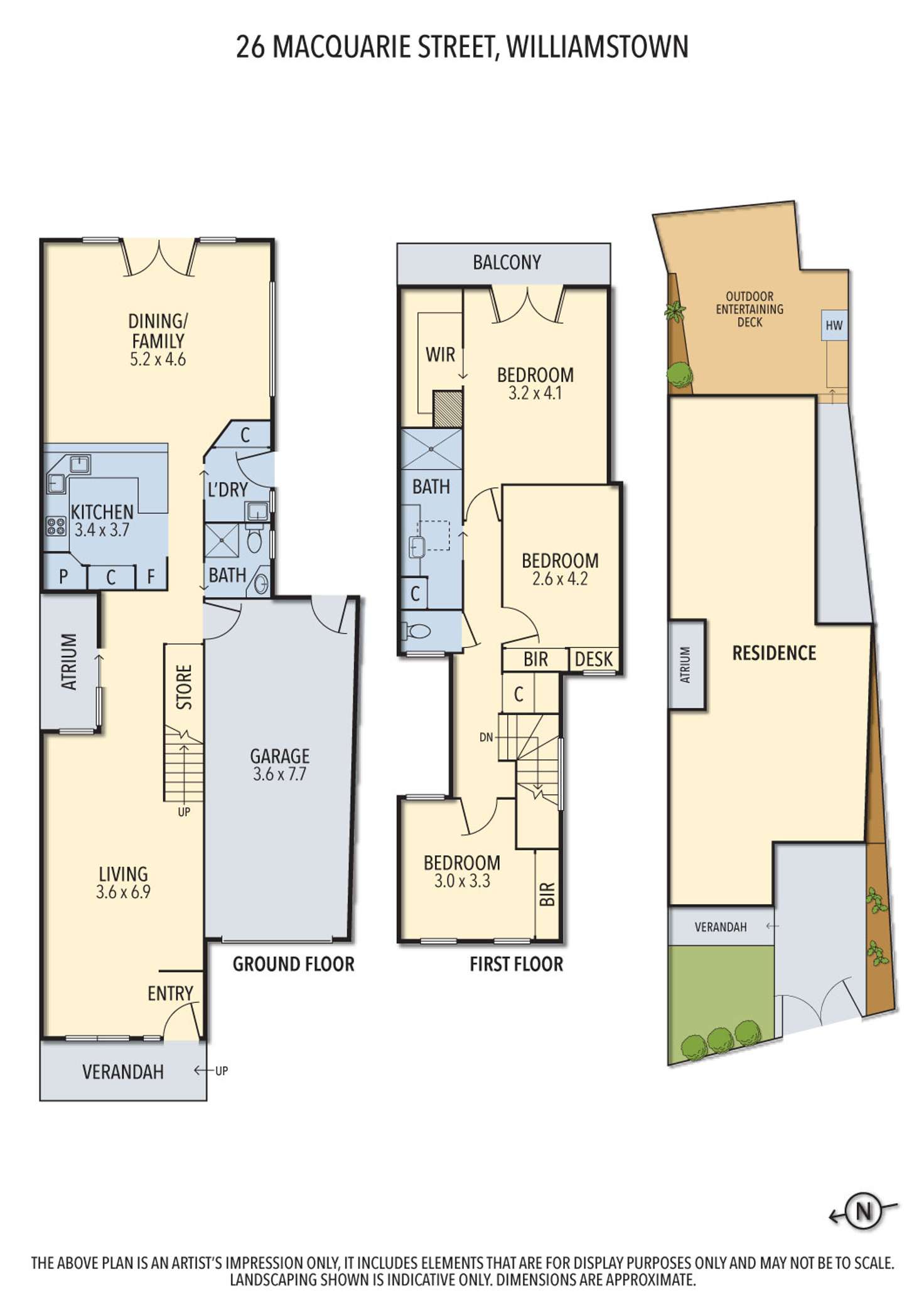 Floorplan of Homely house listing, 26 Macquarie Street, Williamstown VIC 3016