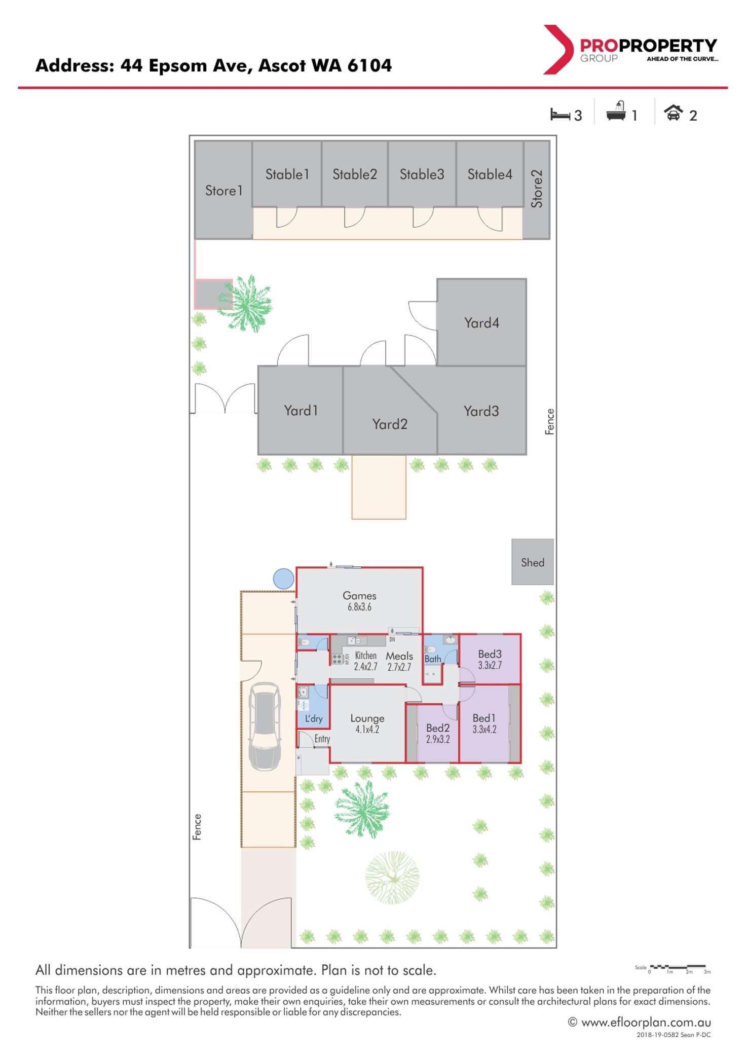Floorplan of Homely house listing, 44 Epsom Avenue, Ascot WA 6104