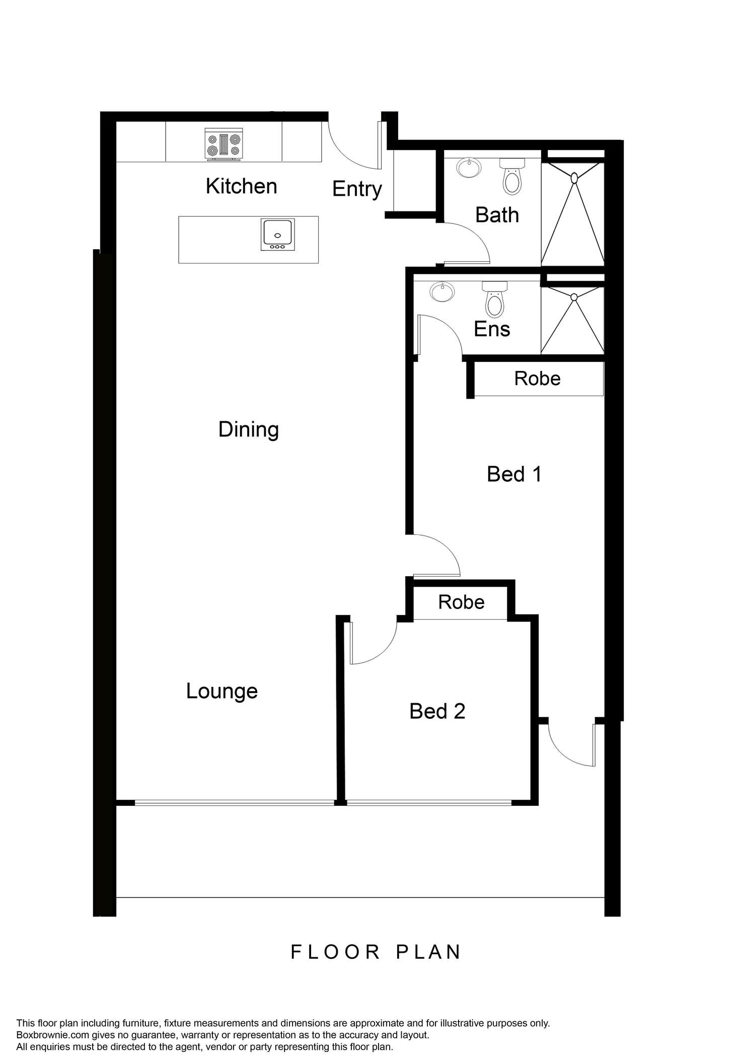 Floorplan of Homely apartment listing, 2 The Crossing, Caroline Springs VIC 3023