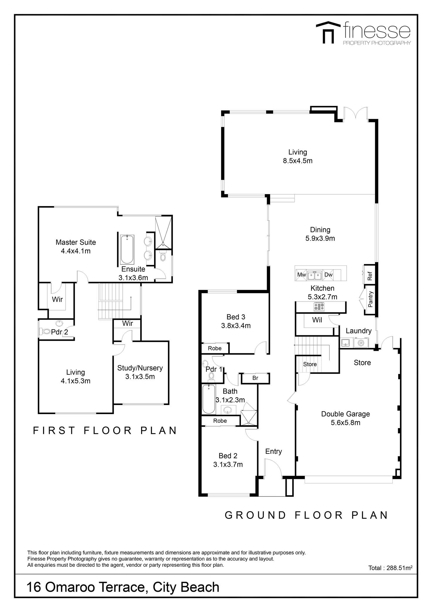 Floorplan of Homely house listing, 16 Omaroo Terrace, City Beach WA 6015